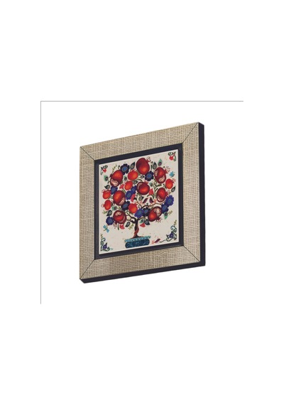 Nar Ağacı Baskılı Mdf Magnet 7x7 355