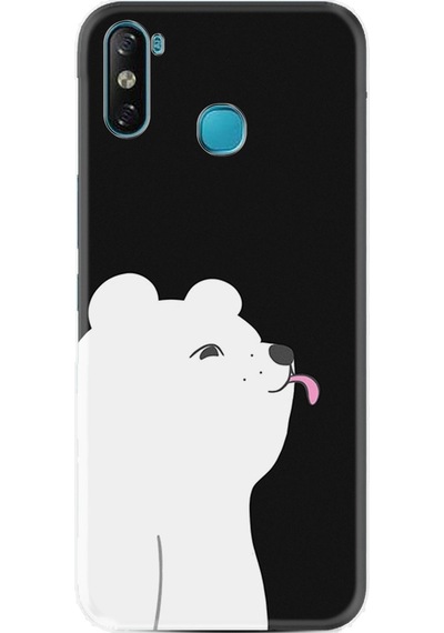 Infinix Smart 4 Kılıf Silikon Panda Sevimli 1738