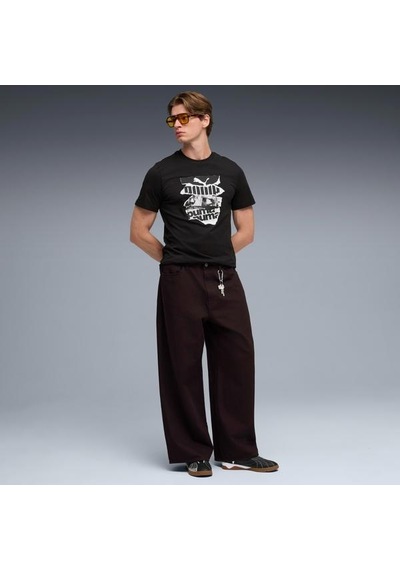 Puma Graphic Erkek Siyah Tişört