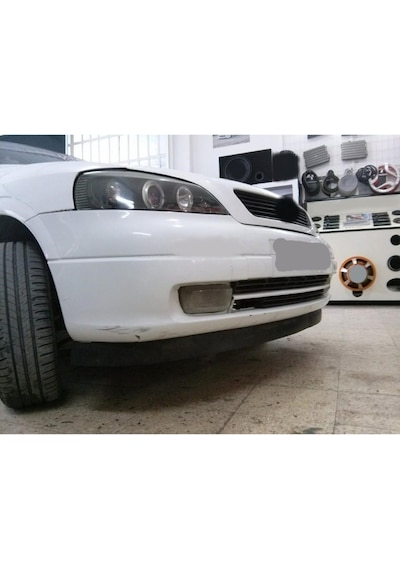 Opel Astra G Uyumlu Body Kit Ön Tampon Eki Kırılmaz Yumuşak Lip Mat Siyah
