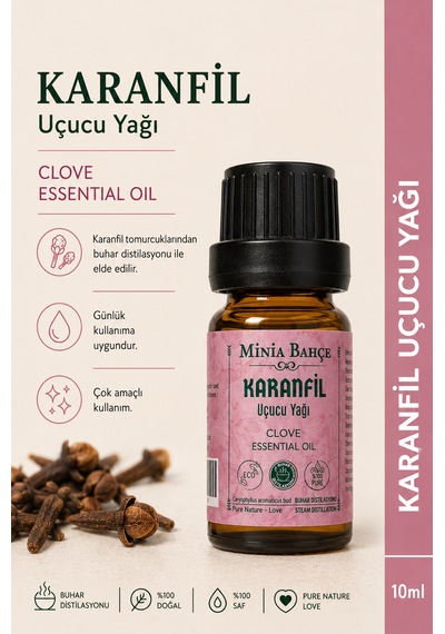 Karanfil Uçucu Yağı 10 Ml Saf Ve Katkısız Bitkisel Uçucu Yağ