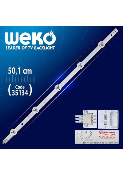 50'' V14 Sdrt Rev0.6 6 R2-type 6920l-0510a - 50.1 Cm 5 Ledli - Wk-400 Led Tv Bar