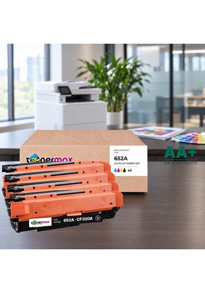 Hp 652a Cmyk Uyumlu Toner Seti Aa Plus / Color Laserjet Enterprise M651 / Flow Mfp M680 / Cf320a / Cf321a / Cf322a / Cf323a