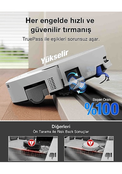 Ecovacs T90 Pro Omni Robot Süpürge Beyaz