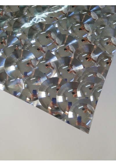 Kuşkonmaz Hologram Folyo 33 Cm X 3 Metre 090 - Parlak Metalik Gümüş Gri