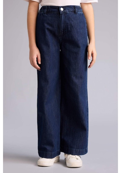 Defacto Relax Fıt Jean Pantolon Kız Çocuk G0304a826smnm26 Lacivert-nm26