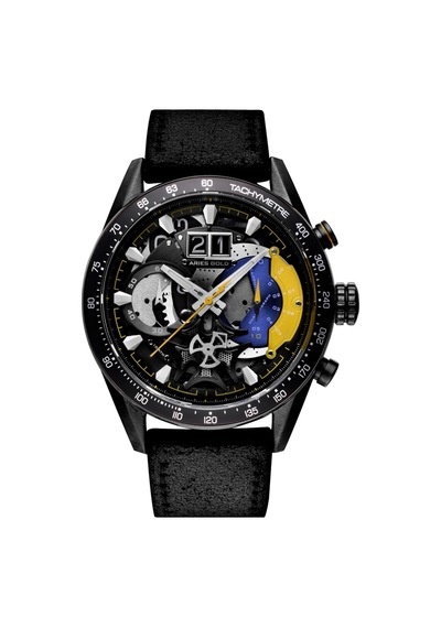 Arıes Gold G 7008 Bk-yw Erkek Kol Saati Gümüş