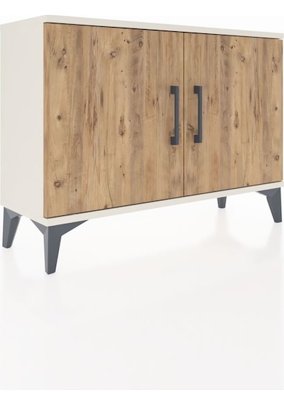 Arges Şifonyer Tek Raflı 2 Kapaklı 88x30x64 Aytaşı-çam Aytası