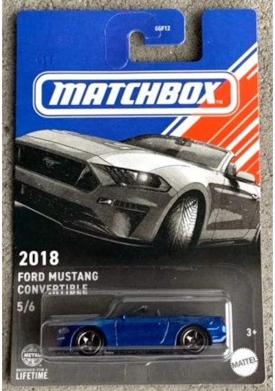 Matchbox Amerikan Cabrio Serisi - 2018 Ford Mustang Convertible 5/6