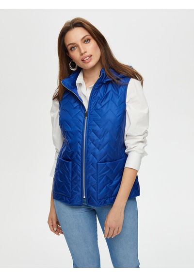 Faik Sönmez Patch Cep Detaylı Kapişonlu Kapitone Yelek S25kyl003 Us25kyl00320 Lacivert