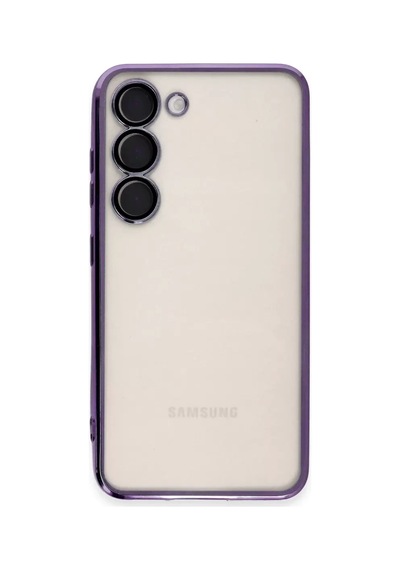 Mey Najmaddin Samsung Galaxy Uyumlu S24 Plus Kılıf Lensli Silikon - Mor Najmaddin Diğer