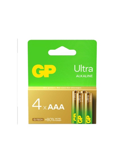 Gp 24au-2u4 G-tech Lr3 Ultra Alkalin Aaa İnce Kalem Pil 4'lü Paket