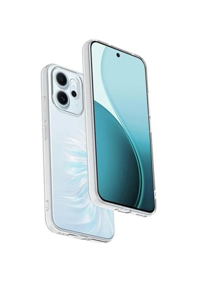 Jenerik Oppo Reno 14f Kılıf Lüx Şeffaf Silikon