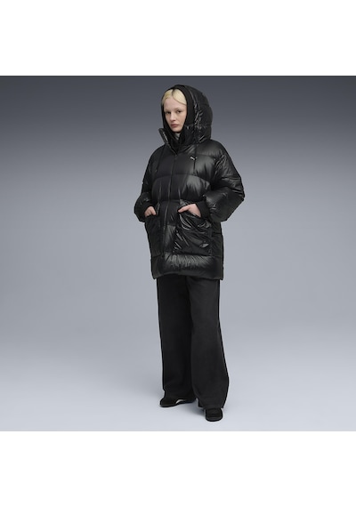 Puma Style Hooded Down Kadın Siyah Günlük Stil Mont 68838901 1695642 Siyah