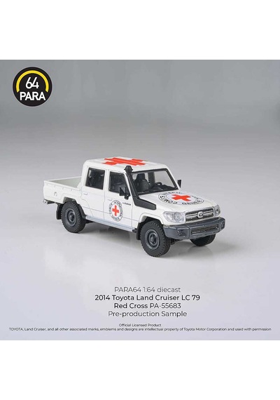 Para64 Toyota 2014 Land Cruiser Double Cab Pickup Lc79 Red Cross Lhd Pa-55683 Çok Renkli
