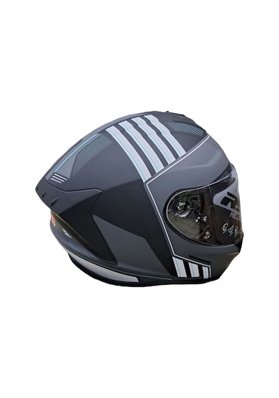 Rs2 Helmets Kapalı Motosiklet Kaskı Beyaz - Mat Siyah