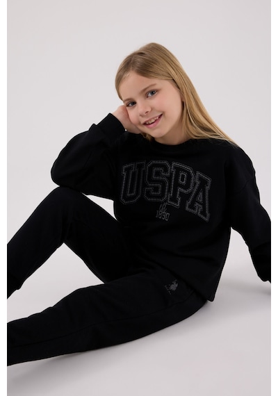 U.S. Polo Assn. U.s. Polo Assn Kız Çocuk Siyah Eşofman Takımı 5274-48829 Siyah