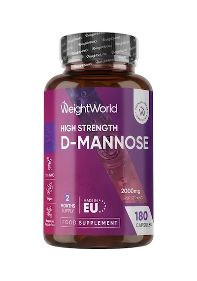 High Strength D-mannose 2000 Mg 180 Kapsül 2 Aylık