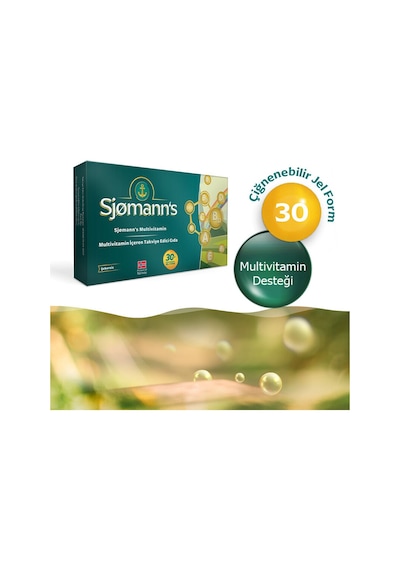 Sjomann's Multivitamin Çiğnenebilir Jel 30 Tablet 2 Adet