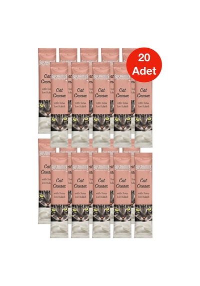 Ton Balıklı Kedi Kreması 15 G X 20 Adet