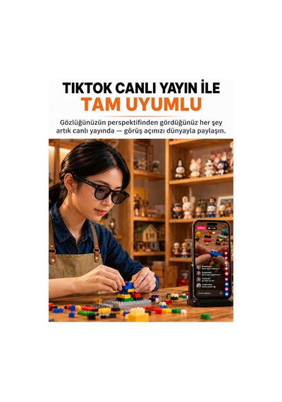 Bagajon Cy05 Max Aı Akıllı Gözlük 8mp Kamera 1080p Video, Yapay Zeka Anlık Çeviri, Bluetooth Arama, Fotokromik Lens, Enc, 2000mah Şarj Kutulu-14900