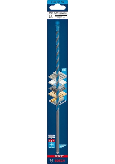 Bosch Expert 6.5x250 Mm Cyl-9 Çok Amaçlı Matkap Ucu 2608901482