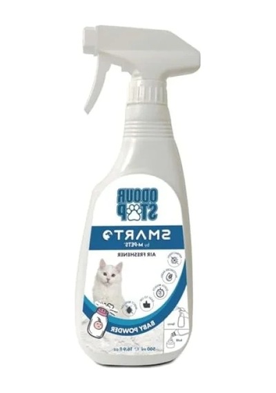 Evcil Hayvanlar İçin Güvenli Deodorant Sprey - Bebek Pudrası Kokulu 500 Ml