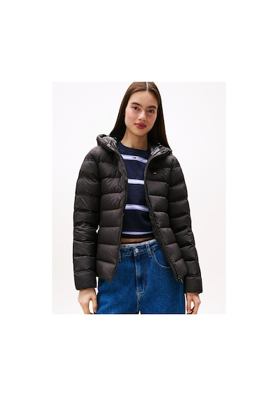 Tommy Hilfiger Kadın Marka Bayrak Logolu Sabit Kapüşonlu Kapitone Dolgulu Siyah Mont Dw0dw21617 Bds-10194 Siyah Tommy Hilfiger Kadın Marka Bayrak Logolu Sabit Kapüşonlu Kapitone Dolgulu Siyah Mont Dw0dw21617 Bds-10194 Siyah