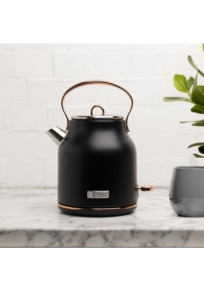 Haden Heritage 1.7 L Siyah - Bakır Su Isıtıcı