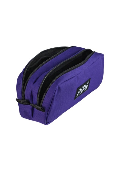 Jacbag Dual Pouch-iki Bölmeli Kalem Kutusu Dual Pouch-mor renkli