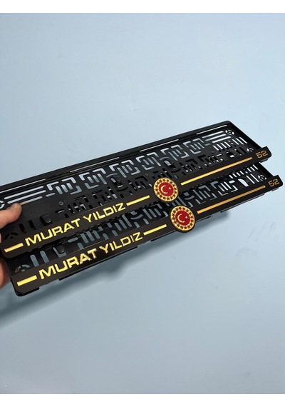 Gold Fors Kişileştirilebilir Pleksi Otomobil Plakalığı