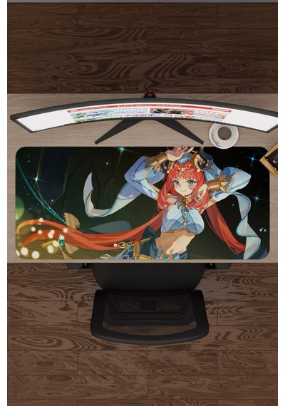 Nilou Genshin Impact Anime Gacha V1 - 90x40 Xxl Gaming Mouse Pad Fare Altlığı
