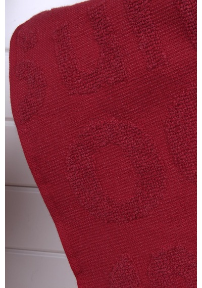 %100 Pamuk 70x150 Yazı Jakarlı Plaj Havlusu