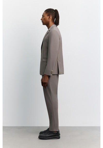 Avva Erkek Vizon Mono Yaka Kırışmayan Teknik Kumaş Comfort Slim Fit Ceket A62y4009 Avva Erkek Vizon Mono Yaka Kırışmayan Teknik Kumaş Comfort Slim Fit Ceket A62y4009