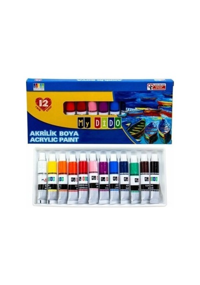 Mydido Akrilikboya Tüp 12X9 Ml My Dido Akrilik Boya Tüp 12X9 Ml
