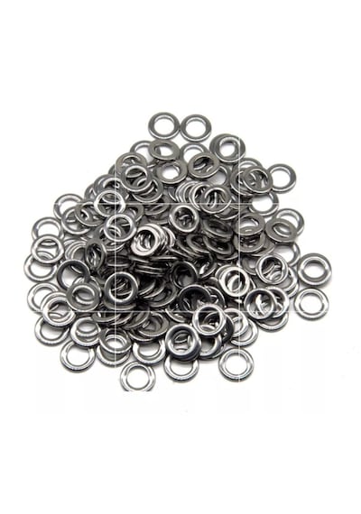 Solid Halka - 6,4 Mm - Jig Assist İğne Bağlantı Halkası - 10 Adet