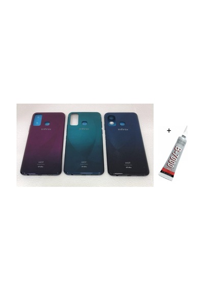 İnfinix Hot 9 Arka Batarya Pil Kapağı Mor B7000