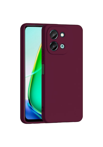 Kilifone - Vivo Y28 4g Uyumlu Kılıf Esnek Koruyucu Mara Lansman Kapak - Koyu Mor - T37823