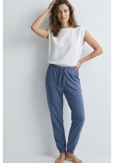 Elemge %100 Pamuk Compact Penye Süprem Kadın Pijama Altı Cepli Regular Fit Manşet Paça Esnek Terletmez İndg İndigo Elemge %100 Pamuk Compact Penye Süprem Kadın Pijama Altı Cepli Regular Fit Manşet Paça Esnek Terletmez İndg İndigo