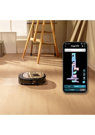 Cecotec Conga Z100 20000 PA Robot Süpürge Siyah