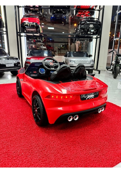 Jaguar Akülü Araba 12 Volt 0-6 Yaş Kırmızı