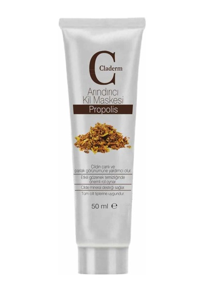 Claderm Propolis Arındırıcı Tüp Kil Maskesi 50ml 5 Adet