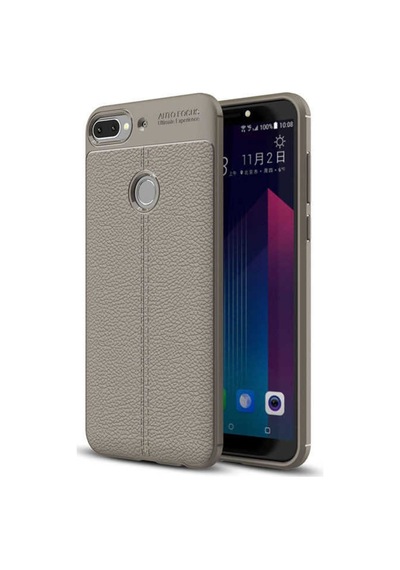 Htc Desire 12 Plus Kılıf Deri Tarzı Niss Silikon Case