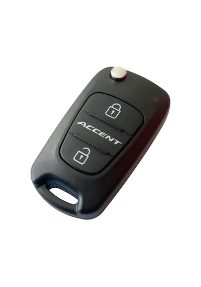 Hyundai Uyumlu Accent Yazılı Anahtar Kabı Kumanda Kabı Vidalı Logolu