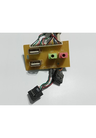 Bilgisayar Kasası İçin 2x USB & Audio Board - USB & Ses Kartı