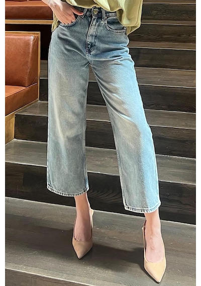 Madmext Açık Mavi Kadın Mom Jean Mg2033-açık Mavi Açık Mavi