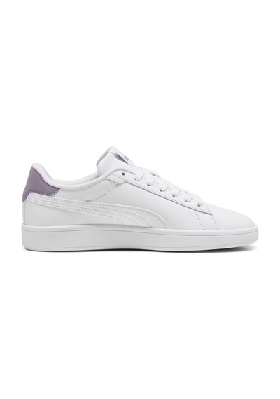 Puma Smash 3.0 L Beyaz Kadın Sneaker 000000000102029326 Beyaz-a Mor Beyaz - Mor
