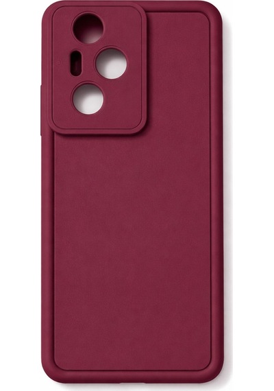 Honor 300 Pro Uyumlu Kamera Çıkıntılı Mat Silikon Telefon Kılıfı Bordo