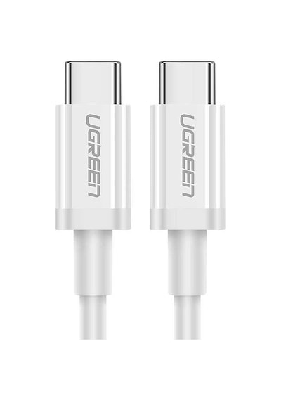 Usb C To Usb C 3a Hızlı Şarj Ve Data Kablosu Beyaz 50 Cm