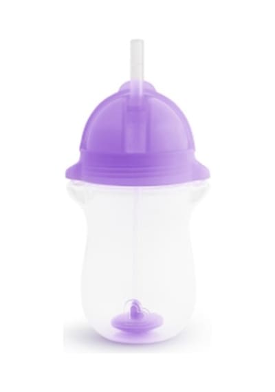 Munchkin Tıklama Uçlu Alıştırma Bardağı 12ay+,mor Yedek Pipet, 1 Mor